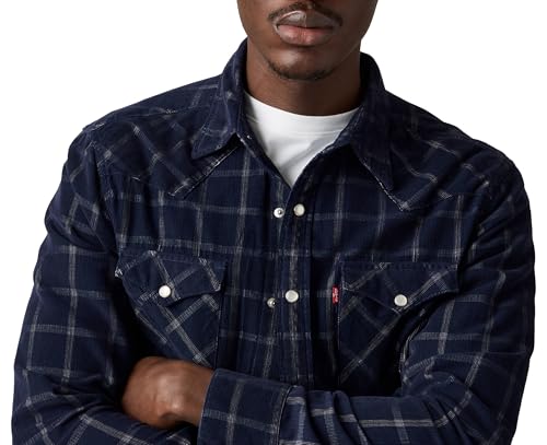 Image of Levi's Men's Solid Slim Fit Denim Shirt