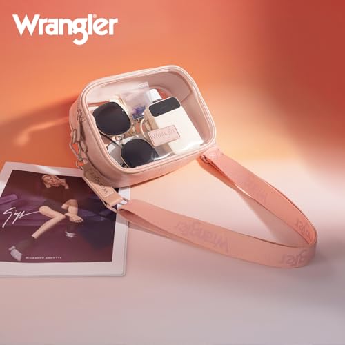 Image of Montana West X Wrangler Clear Bag for Stadium Events Crossbody Purse for Concerts, Sports