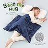 Sivio Weighted Lap Blanket, Minky Dots Weighted Blanket,Soft and Cozy Cooling Heavy Blanket, Calm and Nap, School and Home, 2lbs 20 x 30inches, Navy Blue #2