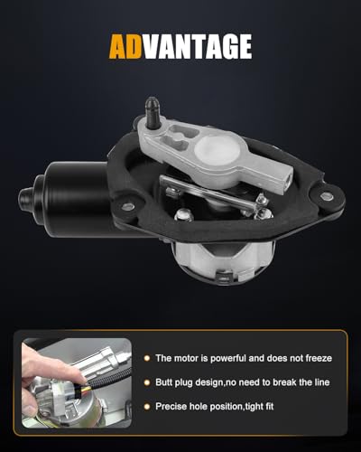 Image of ROADFAR Front Windshield Wiper Motor Compatible For Ford For Sable 1995 | Fit For Ford For Taurus 1987-1995|For Lincoln For Continental 1988-1997|For Mercury For Sable|OEM:F4DZ17508B|7 Pins