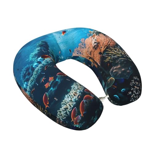 Almohada de espuma viscoelástica ajustable para viaje miniatura 2