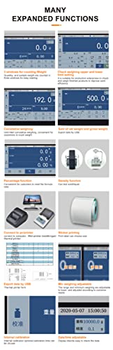 Báscula electrónica con pantalla táctil 30kg/0.1g miniatura 7