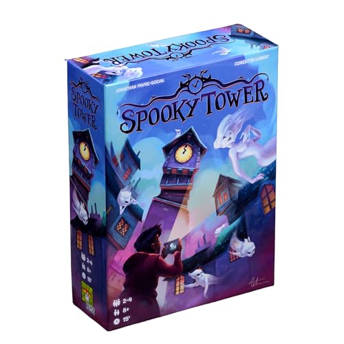 Spooky Tower juego de mesa estrategia familiar rápido miniatura 1