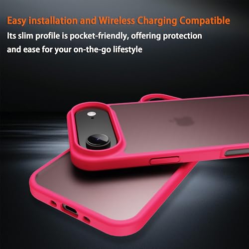 Image of iPhone air Case,Translucent Matte(Rose red)