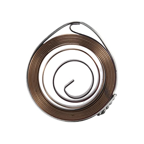 Pasuihcay 10mm Width HSS Drill Press Quill Feed Return Coil Spring Assembly, Black