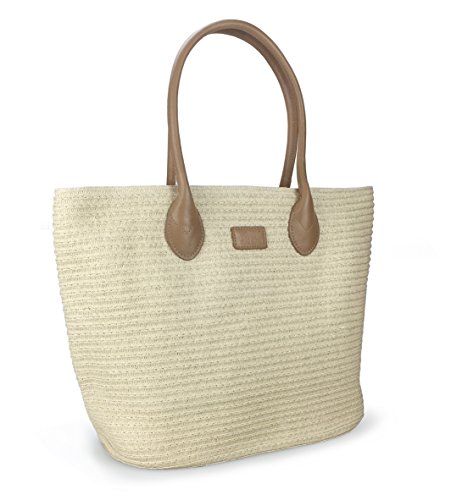 Bolso Tote de Verano para Mujer en Rattan miniatura 4