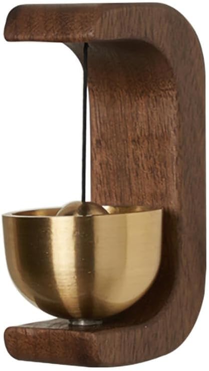 Magnetic Door Bell Chime - Wind Chimes for Home and Store - Decorative Door Opening Ring Bell(Brown)