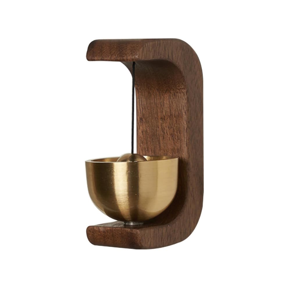 Wind chimes,Magnetic Door Bell Chime - Chimes for Home and Store Decorative Opening Ring Bell(Brown)(Brown)