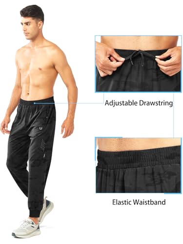 Image of NORTHYARD Men's Athletic Running Pants Lightweight Workout Joggers Quick Dry Gym Sweatpants Active Sports Track Training