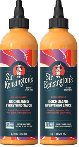 Sir Kensington's Everything Sauce Gochujang Dressing Dip and Drizzle Keto Diet Certified Dairy Free Gluten Free Non- GMO Project Verified Shelf-Stable 8.3 oz (Pack of 2)