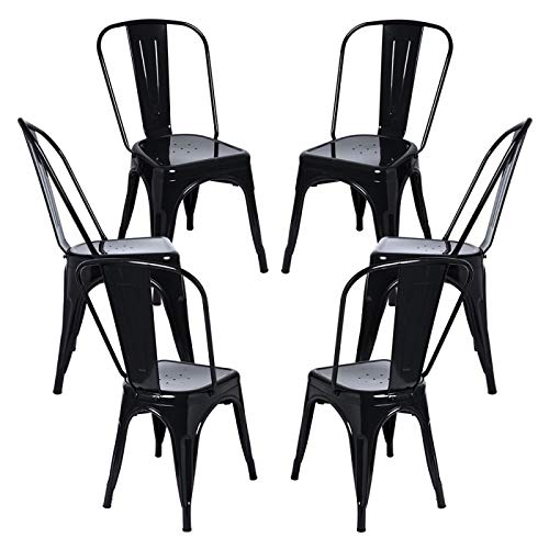 Regalos Miguel - Packs Sillas Comedor - Pack 6 Sillas Torix - Negro - Envío Desde España