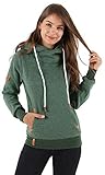 Trichterhals-Design, Pullover Hoodie Sweatshirt, Verstellbarer Kordelzug Kapuze Es gibt zwei Taschen auf dem Sweatshirt, und Sie können etwas in die Tasche stecken.