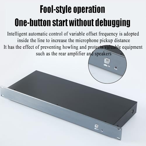 Supresor Digital de Retroalimentación de Audio, Control Automático Inteligente, Anti-lloriqueo y Anti-interferencias, Procesamiento Digital de Señal 24Bit/48Khz, para KTV y Espectáculos miniatura 3