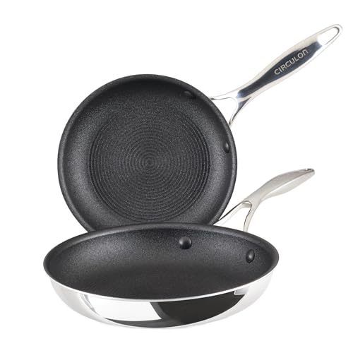 Best Circulon Nonstick Cookware 11 Circulon C1 Series Clad Stainless Steel with ScratchDefense Technology Cookware Nonstick Induction Frying Pans/Skillets