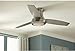 Harbor Breeze Sail Stream 52-in Brushed Nickel Flush Mount Indoor Ceiling Fan with Light Kit and Remote (3-Blade)