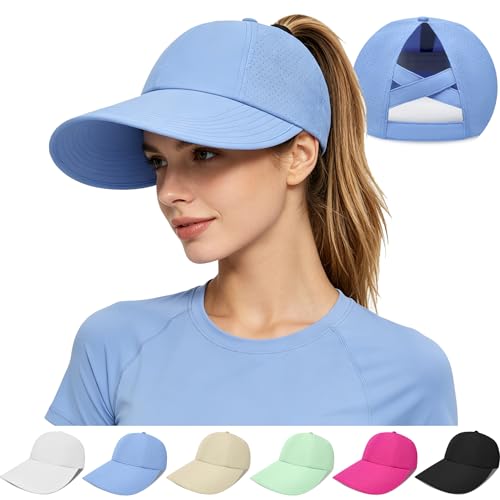 Sombrero femenino de ala ancha con protección UV