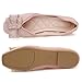 Women's Square Head Flat Shoes Fashion Glittering Rhinestone Bride Wedding Dress Shoes Comfortable Non Slip Slip on Walking Shoes 21 Pink size6