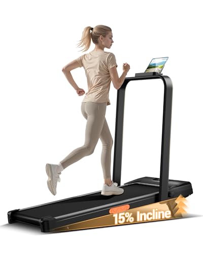 Image of Walking Vibration Pad with Vibration Plate 15% Incline Walking Pad 3.0HP Compact Portable Treadmills for Home 265LBS Vibration Plate Treadmill with Remote Control