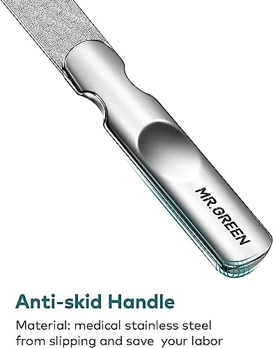 Lima per unghie in acciaio inossidabile con manico...