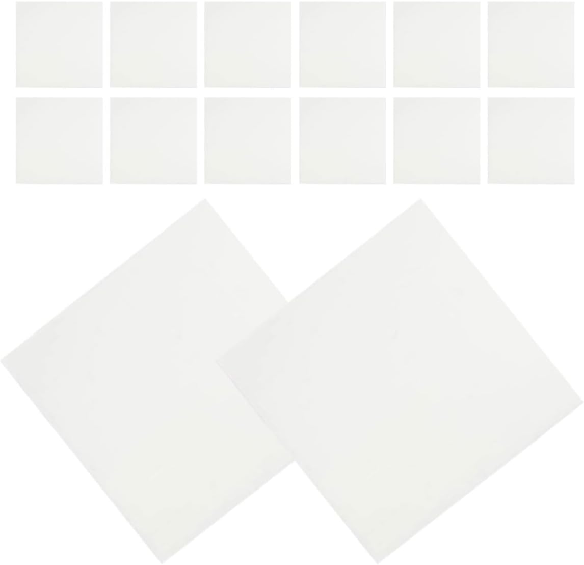 Yardwe 100pcs Disposable Bird Cage Paper Mat Liner Pad Thickened Paper Cushion for Parakeet Cage Accessories Simplifies and Absorbs Waste