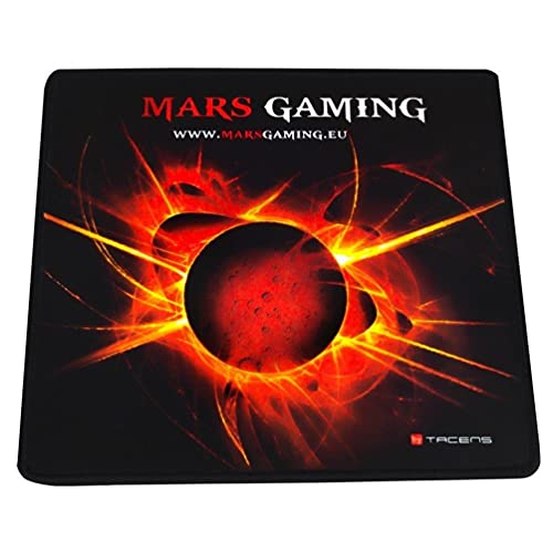Mars-Gaming-MMP0-Alfombrilla-de-raton-gaming-alta-precision-con-cualquier-raton-base-de-caucho-natural-alta-comodidad-caucho-universal-20-x-22-cm-color-negro-y-rojo