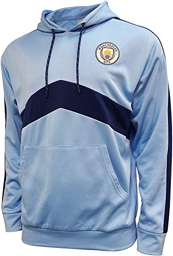 Icon Sports Men Compatible with Manchester City Jacket Pullover Soccer Hoodie Small 030