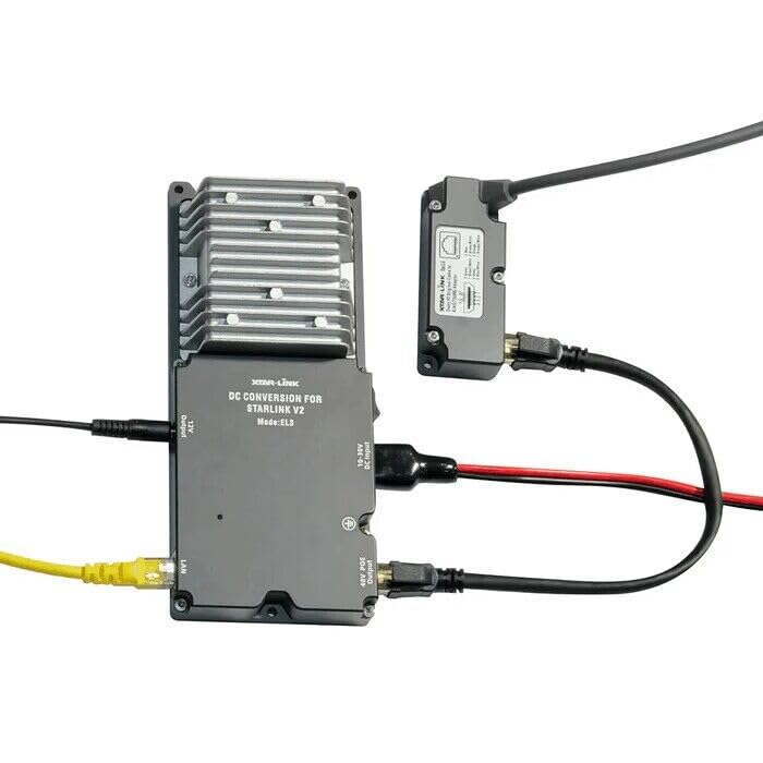 Starlink DC Conversion KT,XTAR EL3 12V to 48V DC Power Supply for Starlink Standard ACTUATED (Gen 2),Reduce Power Consumption