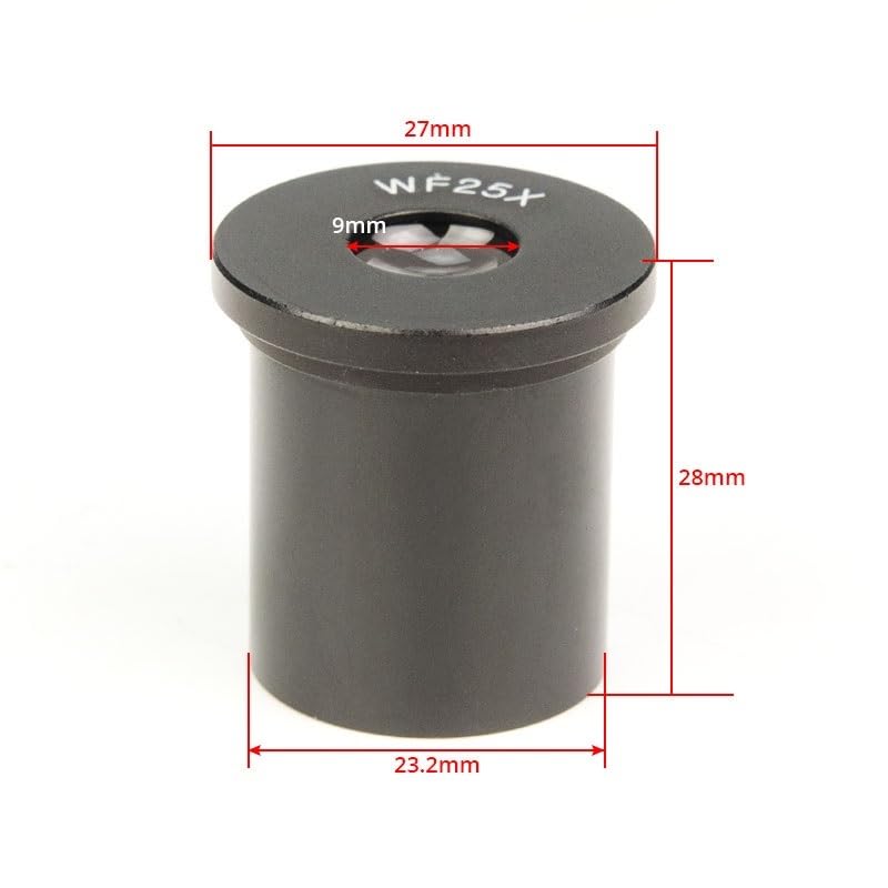 Microscope 1PCS Biological Microscope WF25X Wide Field Mounting Size 23.2mm