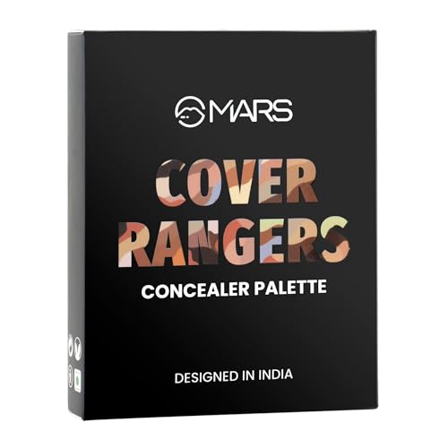 Image of MARS Cover Rangers Creamy Concealer and Corrector Palette | Include Lip & Cheek Tint | Easy to Blend & Lightweight Concealer for Face Makeup (24 gm) (03-MULTICOLOR)