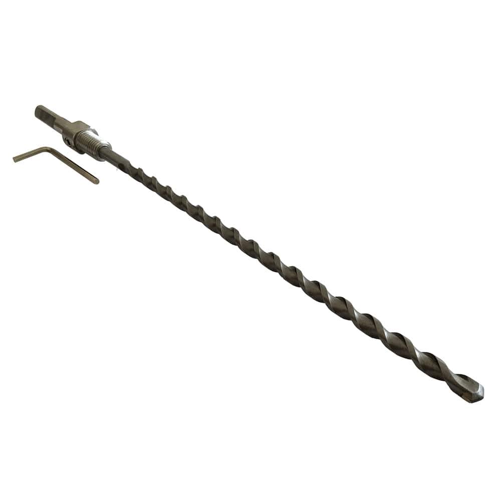 Centering Pilot Bit with 5/8"-11 Male to SDS Plus Adapter for 9" Long Dry Core Bits