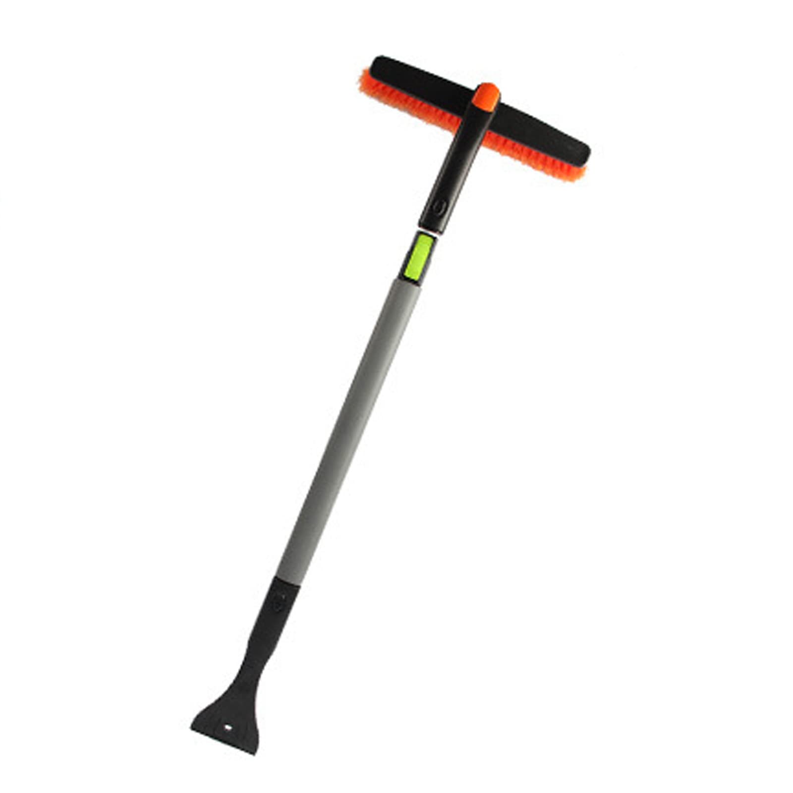 Brosse à Neige Grattoir à Glace Pelle à Neige Grattoir à Glace pour Pare-Brise de Voiture, Brosse de déneigement télescopique Durable 3 en 1, Brosse à Neige Extensible avec poignée en Caoutchouc