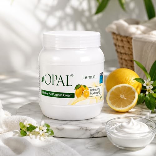 Image of OPAL Herbal All Purpose Cream - Lemon for Deep Nourishing & Refreshing Moisturizing Cream - Hydrating & Revitalizing Skin Care Cream All Skin Types (800g)