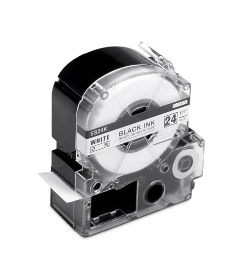 Amazon | Greateam 24mm テプラ 白 互換 キングジム テープ