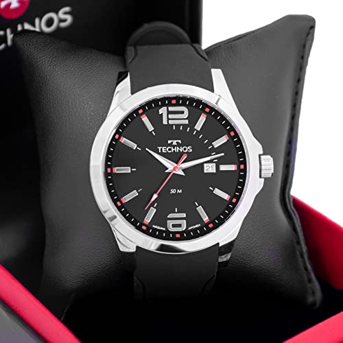 Relógio Masculino Technos Analógico Silicone Performance Racer 2115NAU/2P Calendário