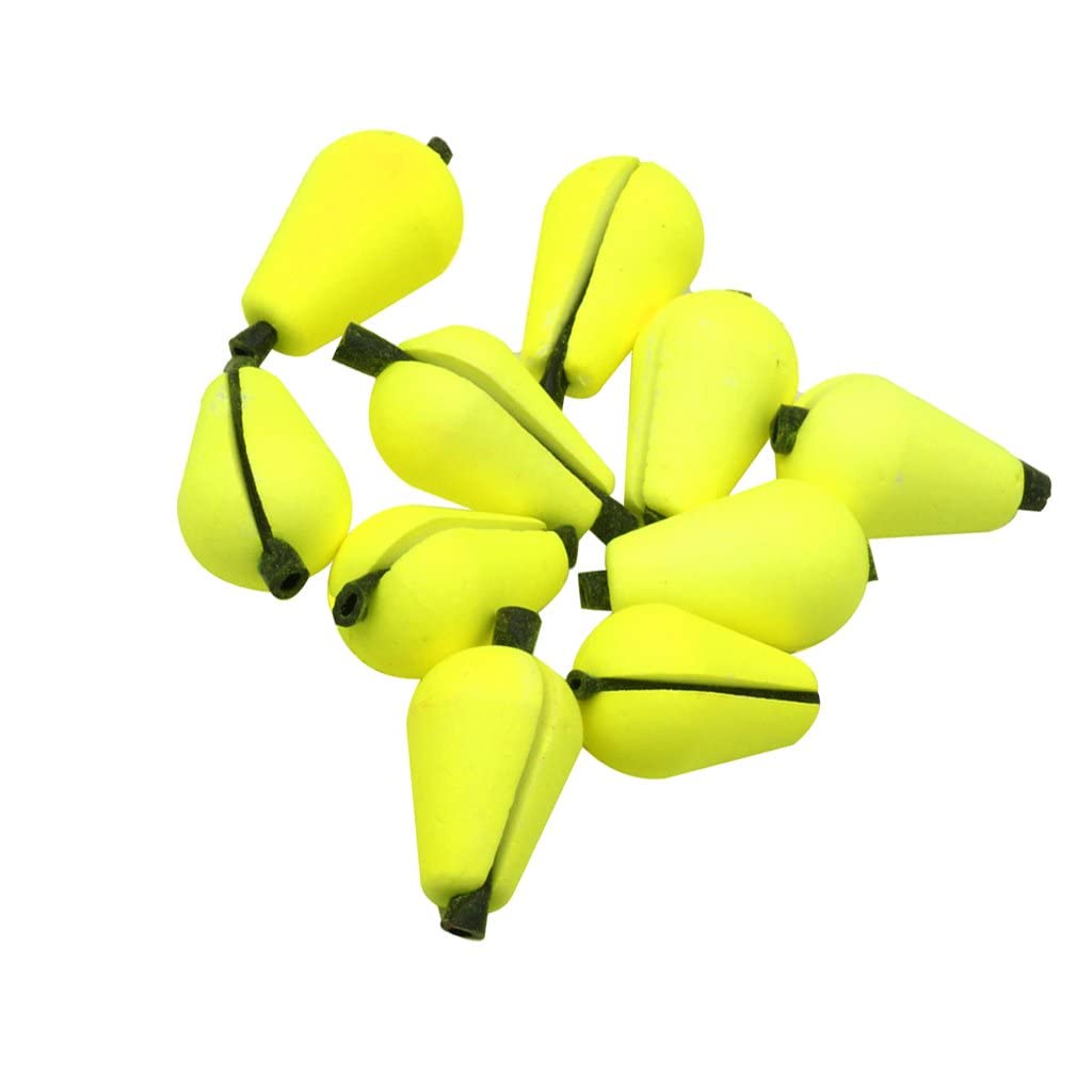 MAXXLITEMaxxlite 6Pcs Yellow Float Foam Strike Indicator Fly Fishing Fisher Lover Accessories