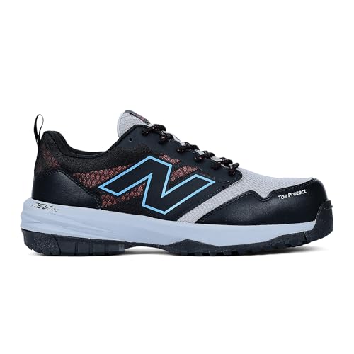 New Balance Quikshift Composite Toe Men's Industrial Work Shoes, Black/Blue/Red, Size 11, Wide,...