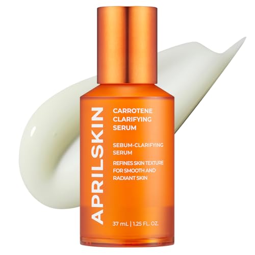 Image of APRILSKIN Carrotene Clarifying Facial Serum | Vegan, Non-comedogenic | Blemish Clear, Dark Spot Corrector | Korea Skincare | Oily Skin, Sensitive Skin, Bumpy Skin | 1.25 fl.oz