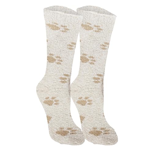 Image of World's Softest Cozy Collection Crew Socks - Smooth Multi Colors Cozy Socks - Knit Top Holiday Spirit Fashion Socks