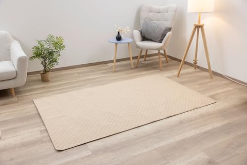 Kerbl Pet Waschbare Urinunterlage, braun, 200x120 cm, Kaninchenunterlage, Nagerunterlage, Polyester, Kaninchen, Nager