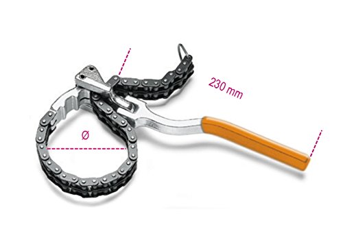 Beta 1488 l oil-filter wrench con doppia catena, 60 mm-160 diametro mm