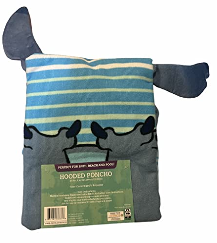 Disney Stitch Kids Bath/Beach/Pool Hooded Poncho2