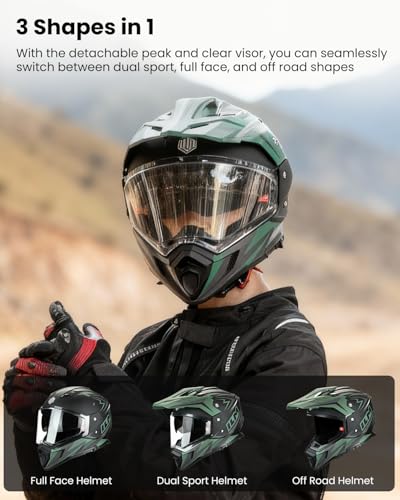 ILM 3-in-1 Modular Dual Sport Helmet