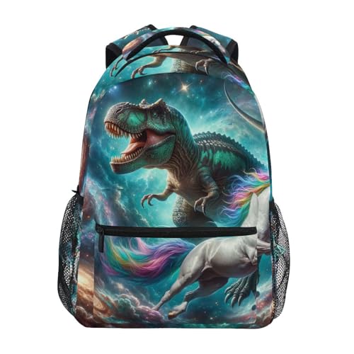 Printed Elementary School Backpack for Boys Girls, Lightweight Travel Backpack, Back to School Essentials, 16 in