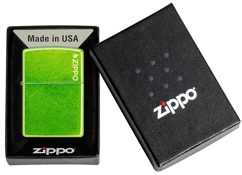 Image of Zippo Classic Lurid Translucent Windproof Lighter - Bright Finish with Zippo Logo, Refillable, (BIS Certified)
