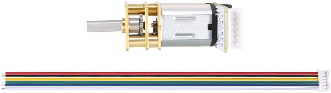 REES52 GA12-N20-12v 1000 RPM ALL Metal Gear Micro DC Encoder Motor with Precious Metal Brush 2