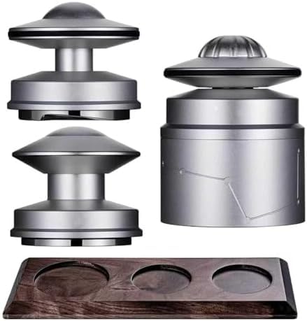 Kit de tasseur à expresso 58 mm avec outils WDT et support de rangement en bois baristas