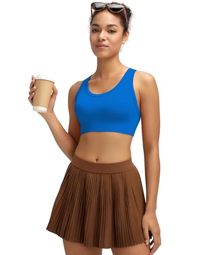 Image of RUNNING GIRL Sports Bra for Women High Support, Criss-Cross Back Padded Strappy Sports Bras Yoga Bra with Removable Cups