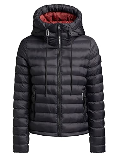 khujo Damen Steppjacke Lovina Shine Black schwarz - M