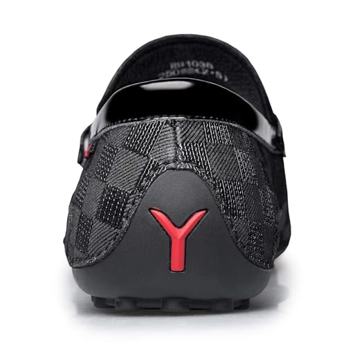 ZRO Men's Genuine Leather Penny Loafers - Slip On Driving Shoes for Business Casual & Daily Wear | Breathable & Comfortable4