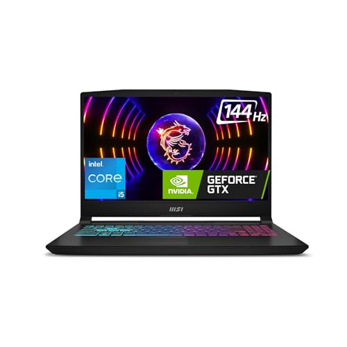 MSI Katana 15, Intel 12th Gen. i5-12450H, 40CM FHD 144Hz Gaming Laptop (8GB/512GB NVMe SSD/Windows 11 Home/Nvidia GeForce RTX 3050, GDDR6 6GB/Black/2.25Kg), B12UDXK-1006IN MSI Katana 15, Intel 12th Gen. i5-12450H, 40CM FHD 144Hz Gaming Laptop (8GB/512GB NVMe SSD/Windows 11 Home/Nvidia GeForce RTX 3050, GDDR6 6GB/Black/2.25Kg), B12UDXK-1006IN